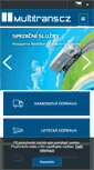 Mobile Screenshot of multitrans.cz